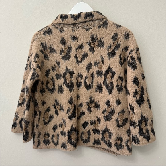Kate Spade Wool Leopard Oversized Cozy Sweater - Picture 4 of 10
